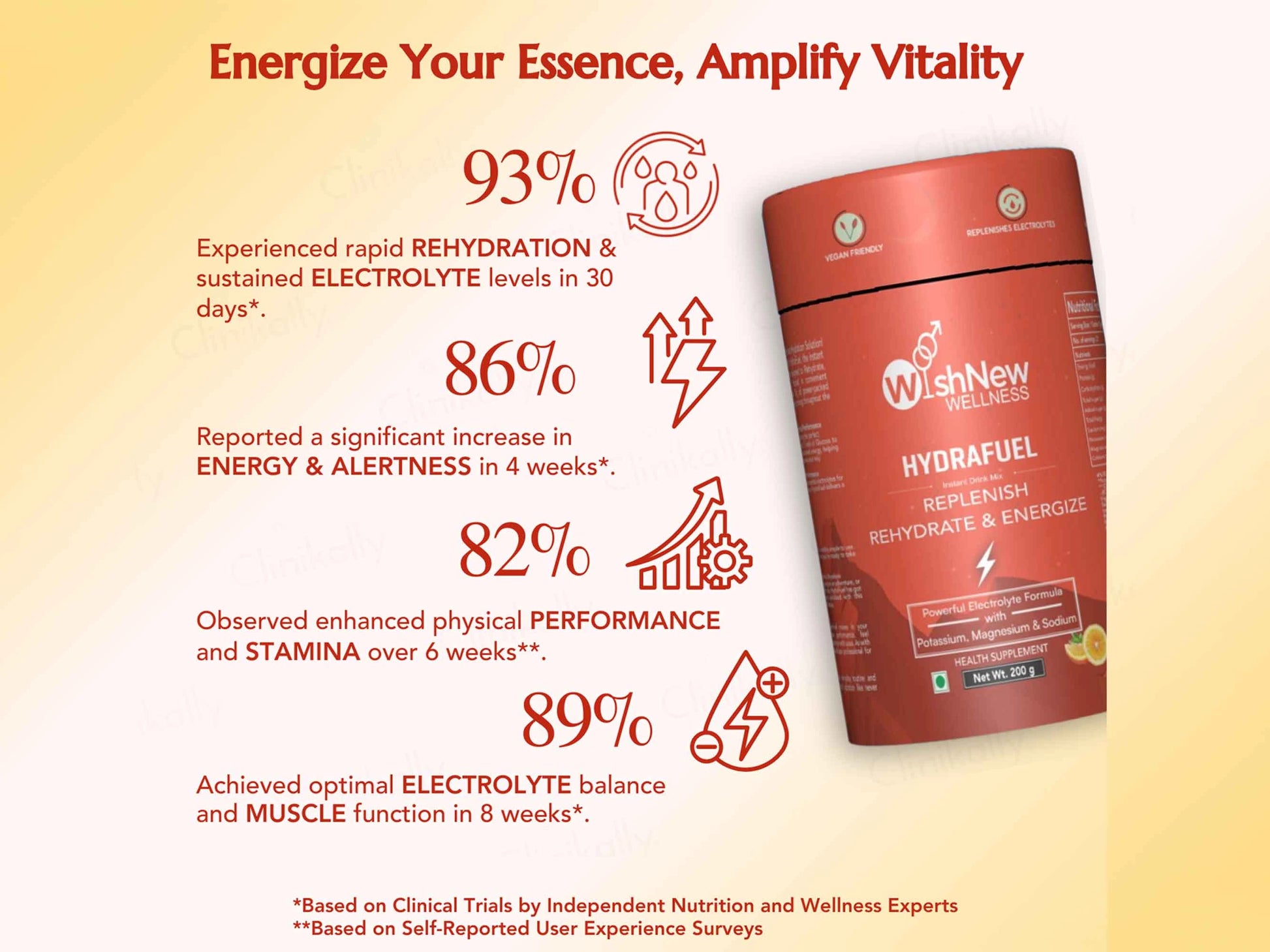 WishNew Wellness Hydrafuel Instant Energy Drink Mix