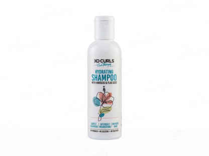 Xo Curls Hydrating Shampoo With Hibiscus, Flax Seed and  Lavender
