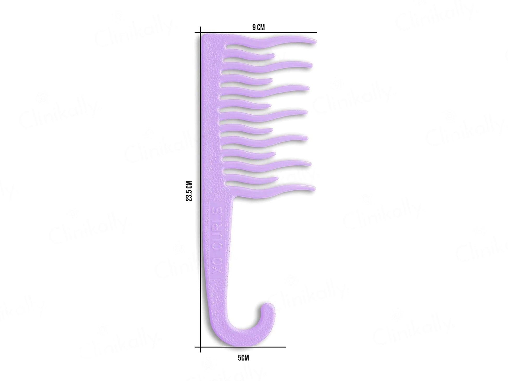 Xo Curls Shower Detangling Comb - Green