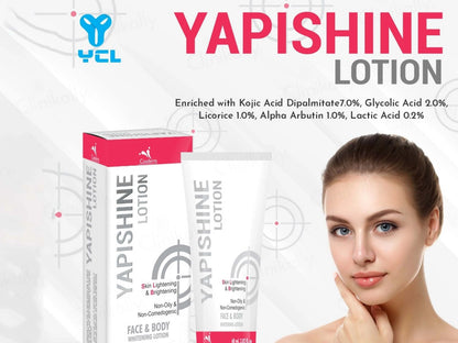 Yapishine Face and  Body Whitening Lotion