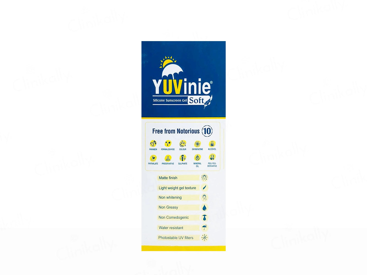 Yuvinie Soft Silicone Sunscreen Gel SPF 50