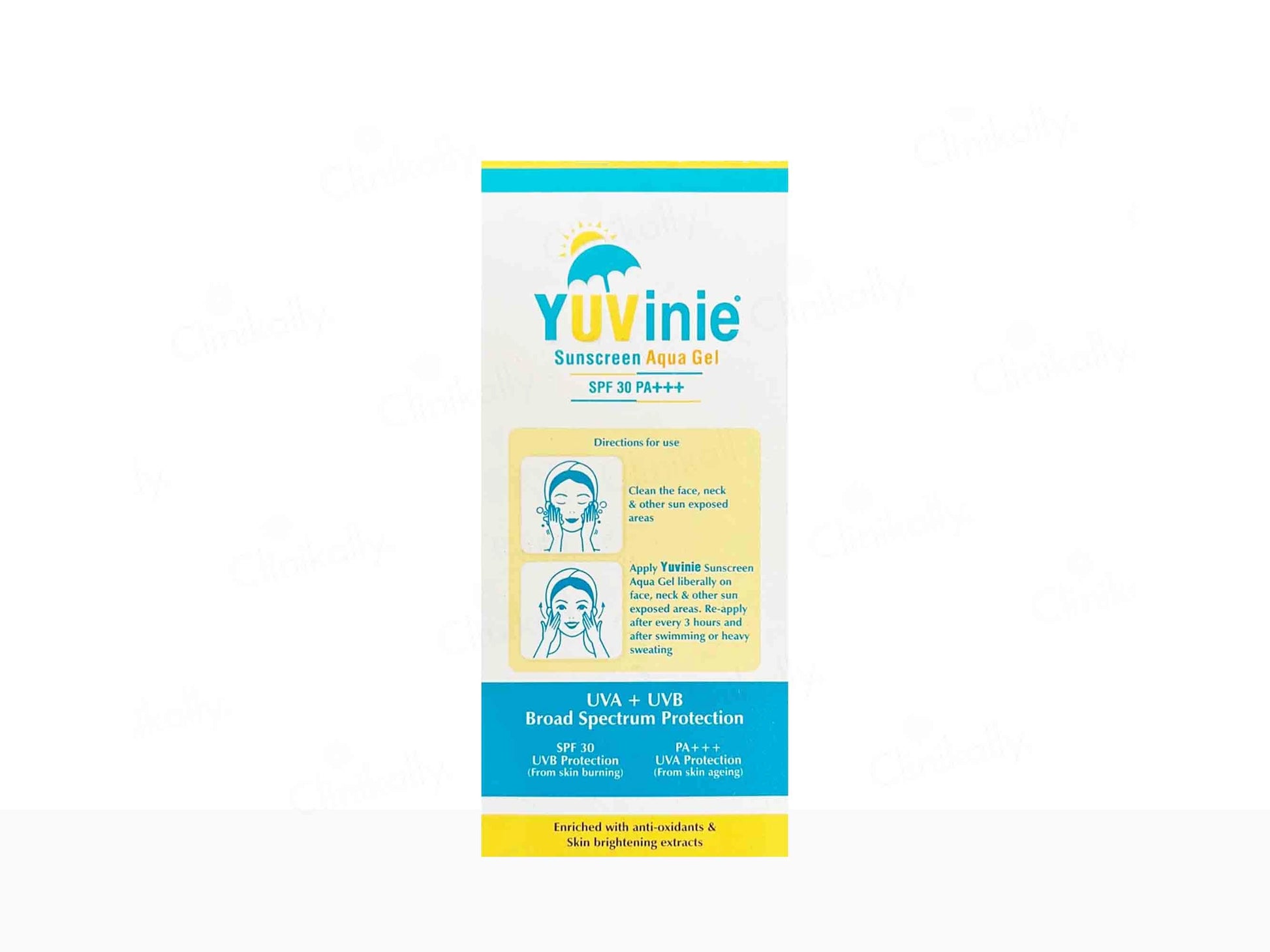Yuvinie Sunscreen Aqua Gel SPF 30 PA