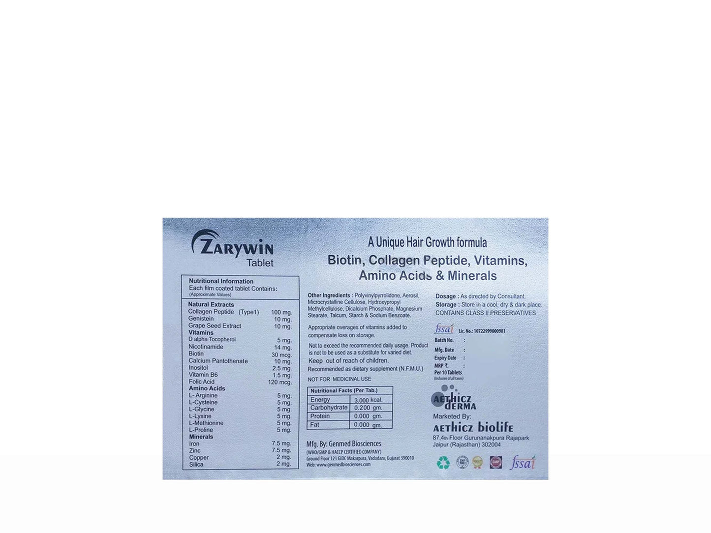 Zarywin Tablet