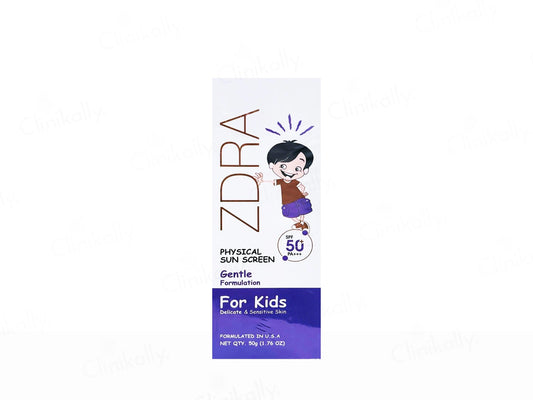 Zdra Physical Sunscreen For Kids SPF 50 PA