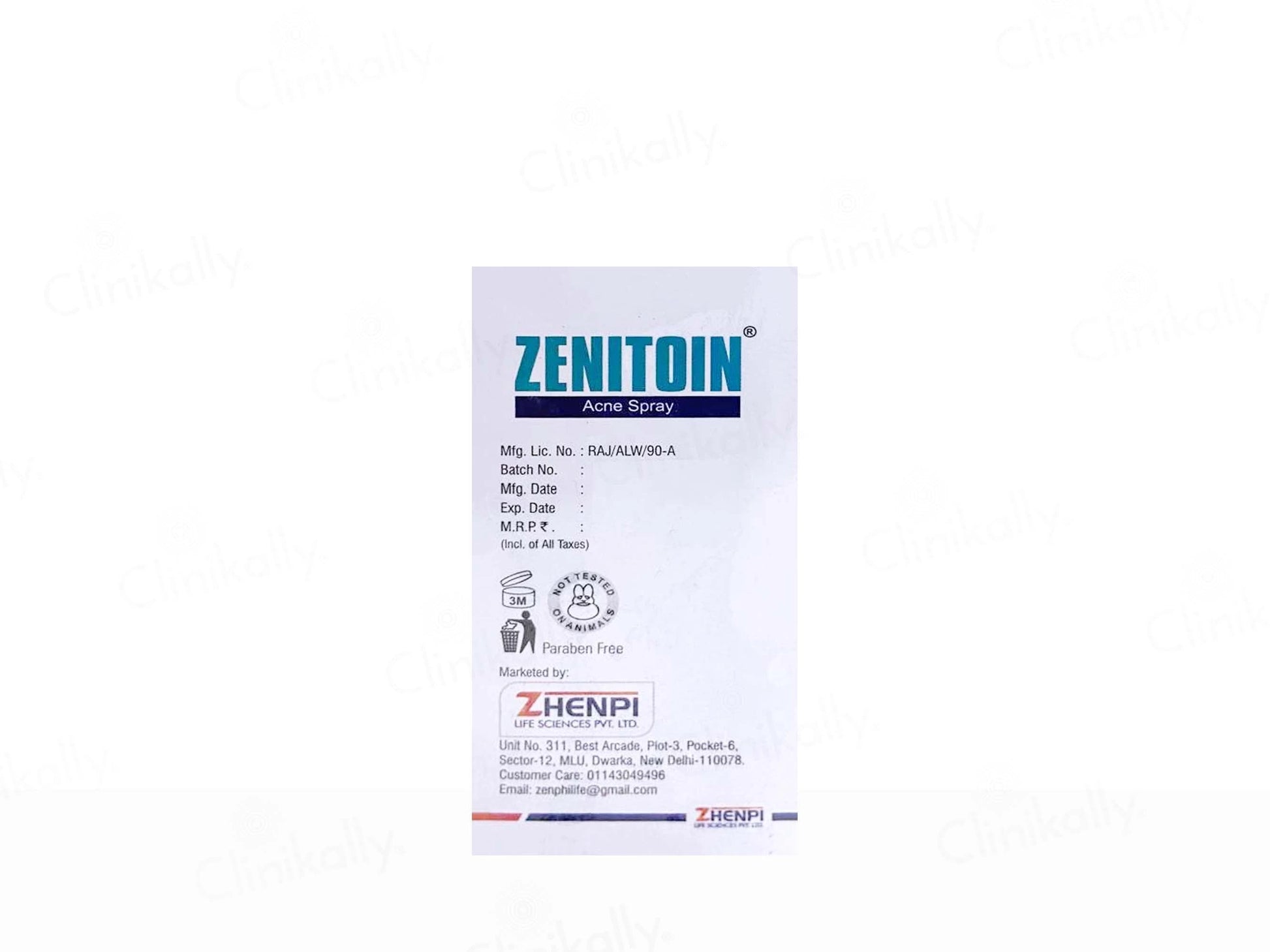 Zenitoin Acne Spray