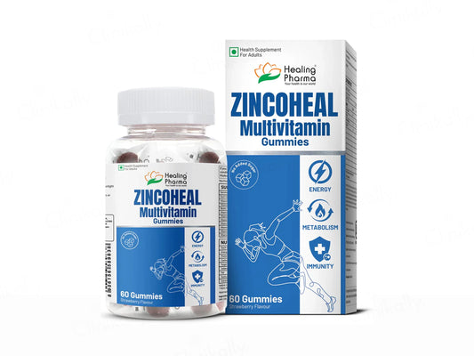 Zincoheal Multivitamin Gummies - Strawberry Flavour