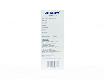 Zitblow Foaming Face Wash