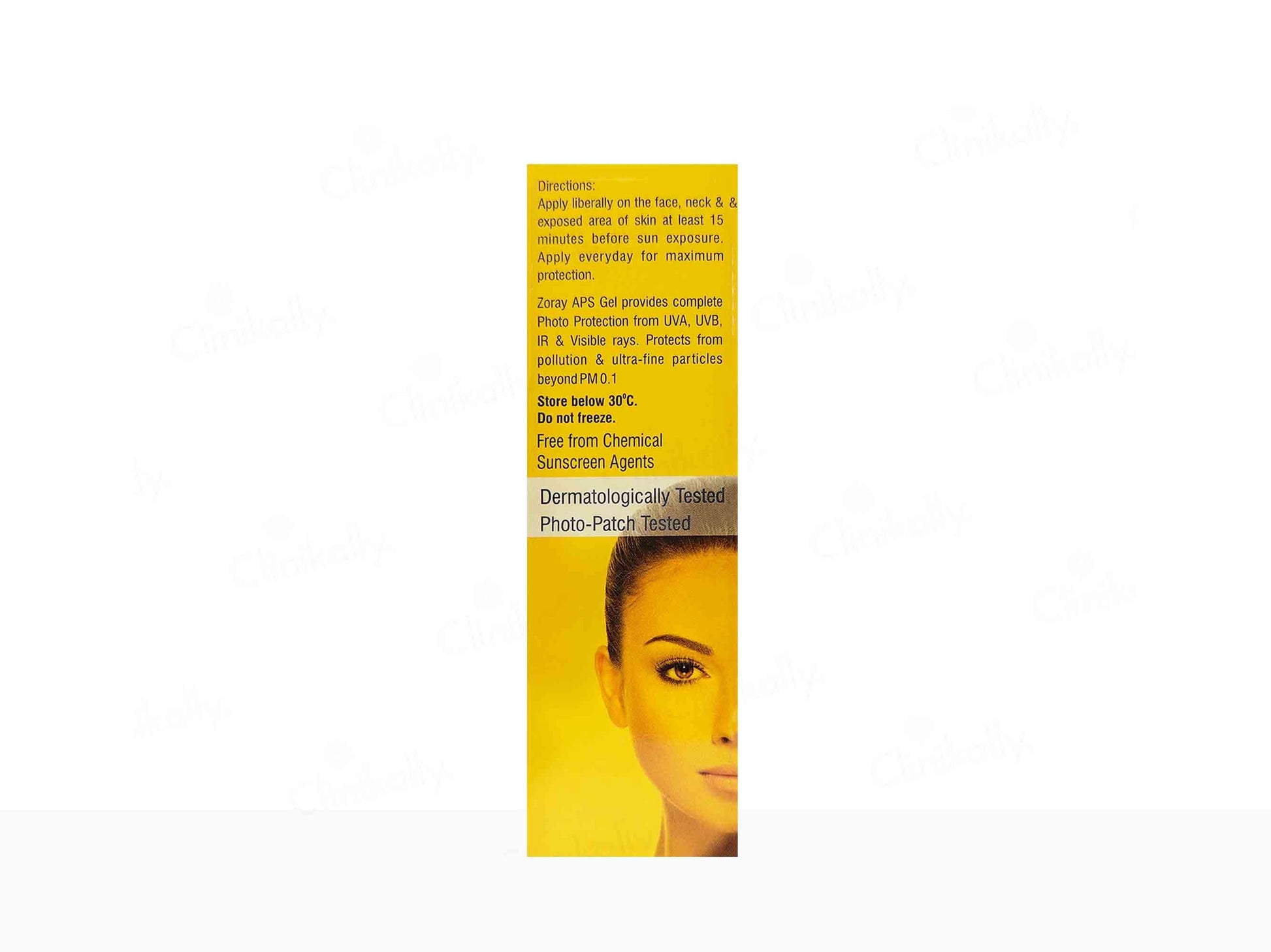 Zoray APS Tint Sunscreen Gel SPF 50 PA