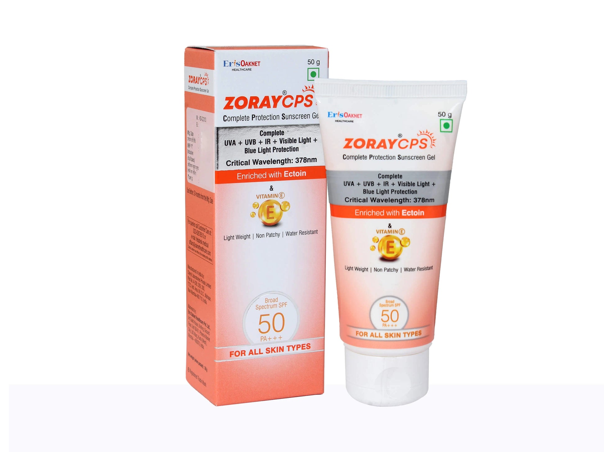 Zoray CPS Complete Protection Sunscreen Gel SPF 50 PA