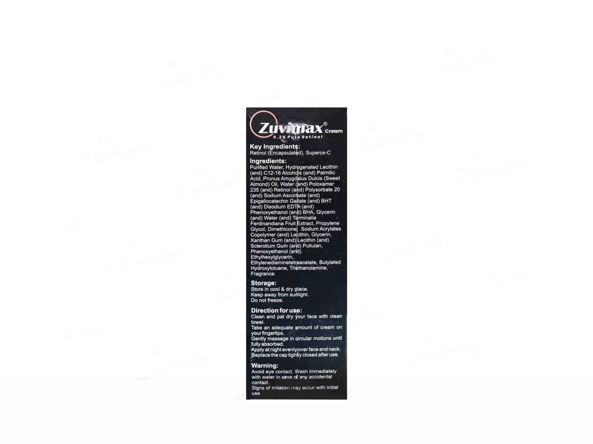 Zuvimax 0.2 Percent Pure Retinol Cream