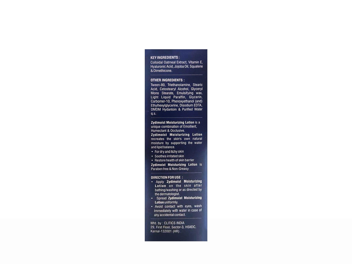 Zydimoist Moisturizing Lotion