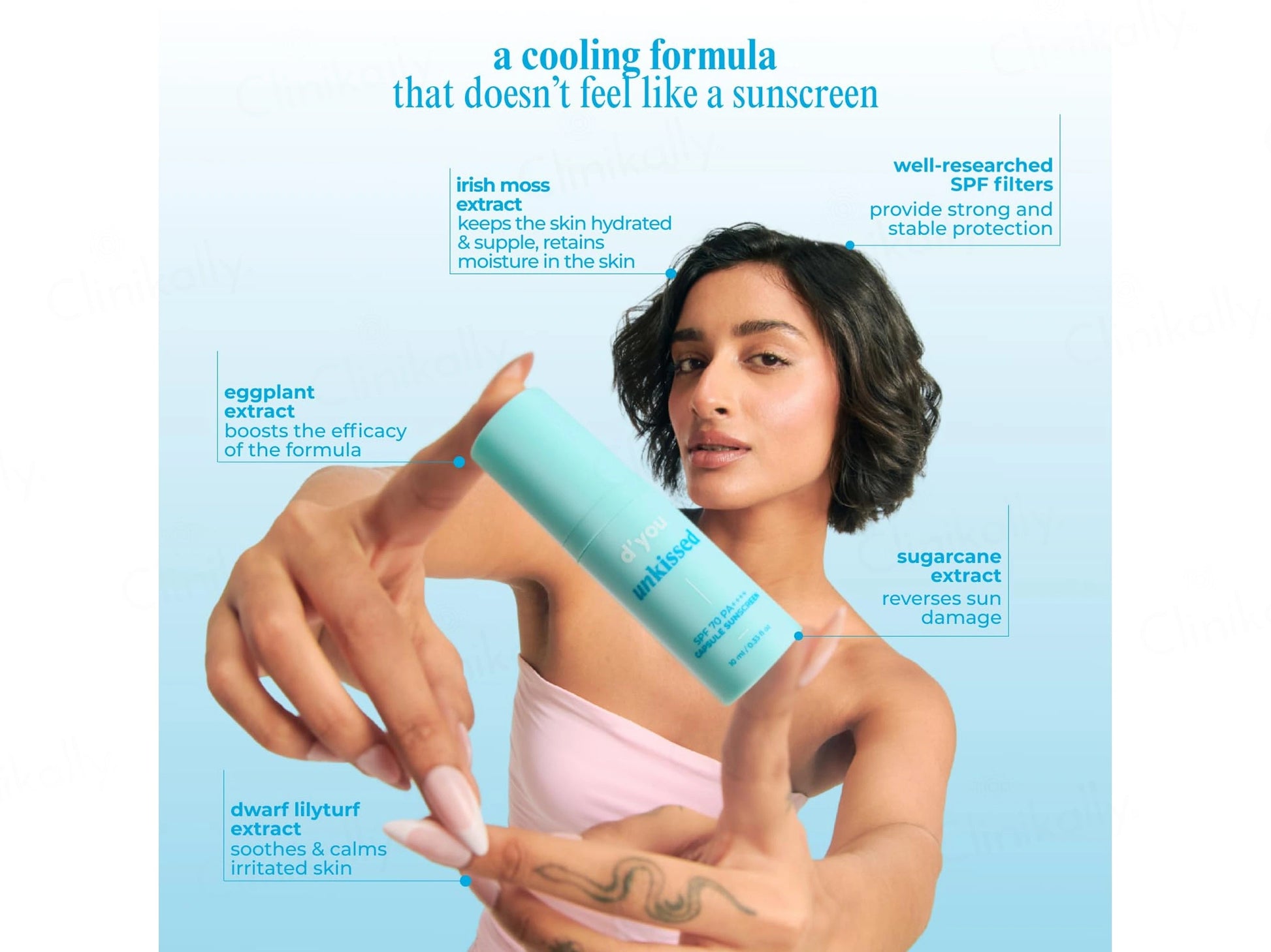 d'you Unkissed Capsule Sunscreen SPF 70 PA