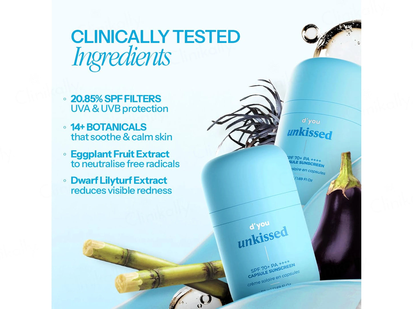 d'you Unkissed Capsule Sunscreen SPF 70 PA