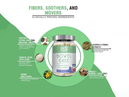 iMeMyself Bowel Ease Dietary Supplement Vegetarian Capsule