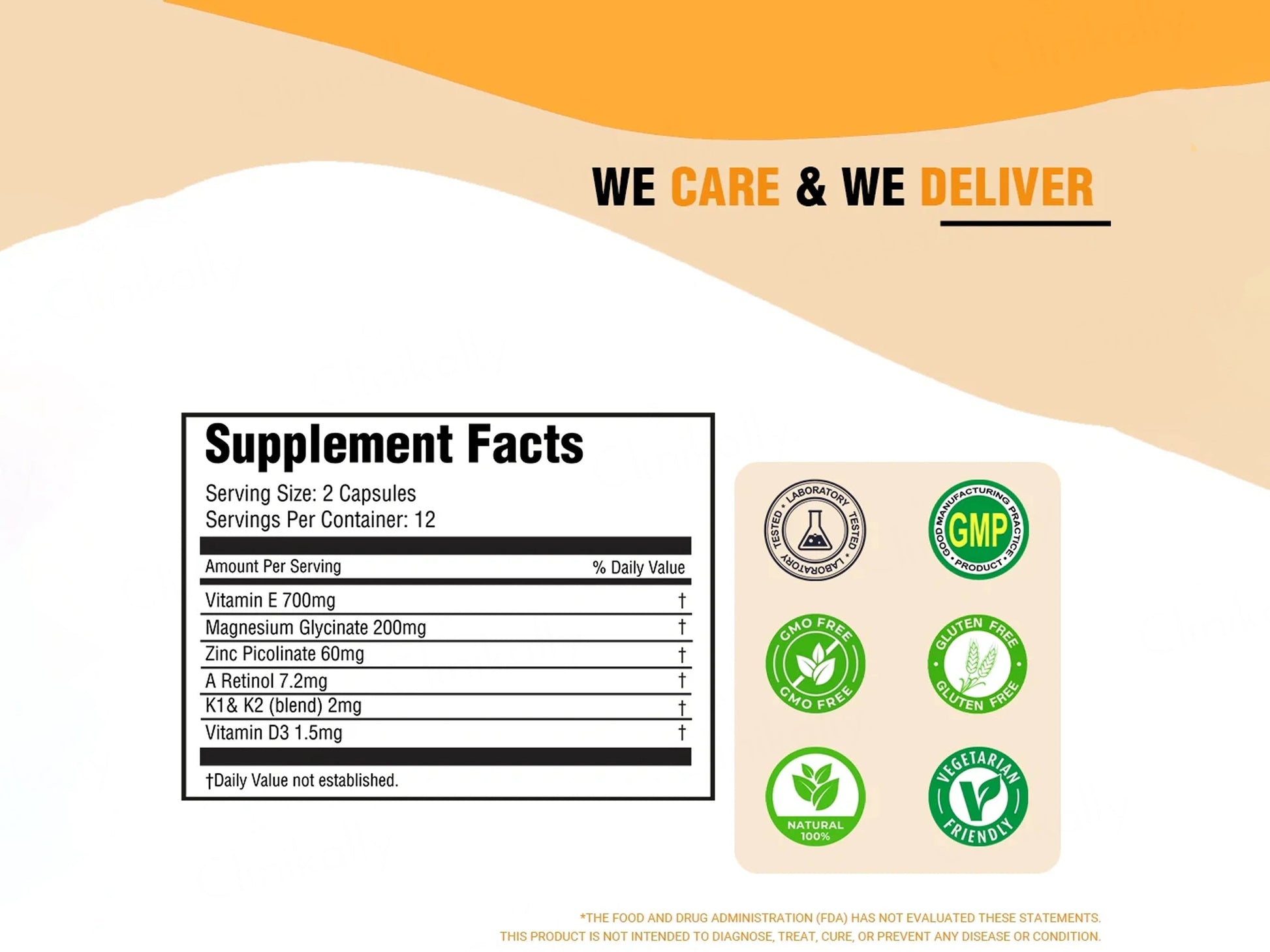 iMeMyself Fat Soluble Vitamins Dietary Supplement Vegetarian Capsule
