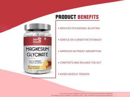 iMeMyself Magnesium Glycinate Dietary Supplement Vegetarian Capsule