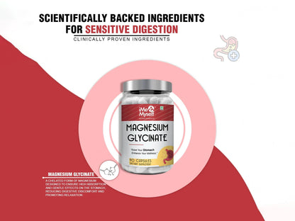iMeMyself Magnesium Glycinate Dietary Supplement Vegetarian Capsule