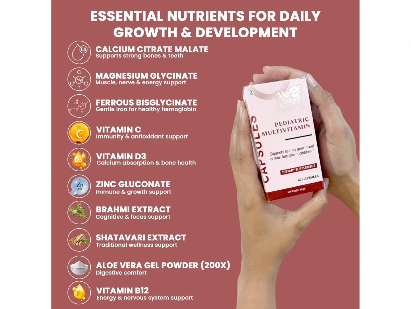 iMeMyself Pediatric Multivitamin Dietary Supplement Vegetarian Capsule