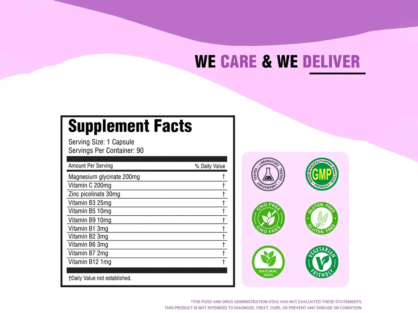 iMeMyself Water Soluble Vitamins Dietary Supplement Vegetarian Capsule
