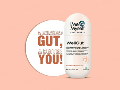 iMeMyself Well Gut Dietary Supplement Vegetarian Capsule