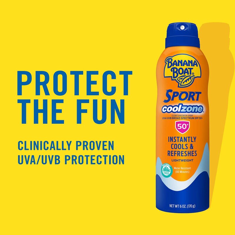Banana Boat Sport Coolzone Sunscreen Lotion Spf 50 - 170gm - Image 2
