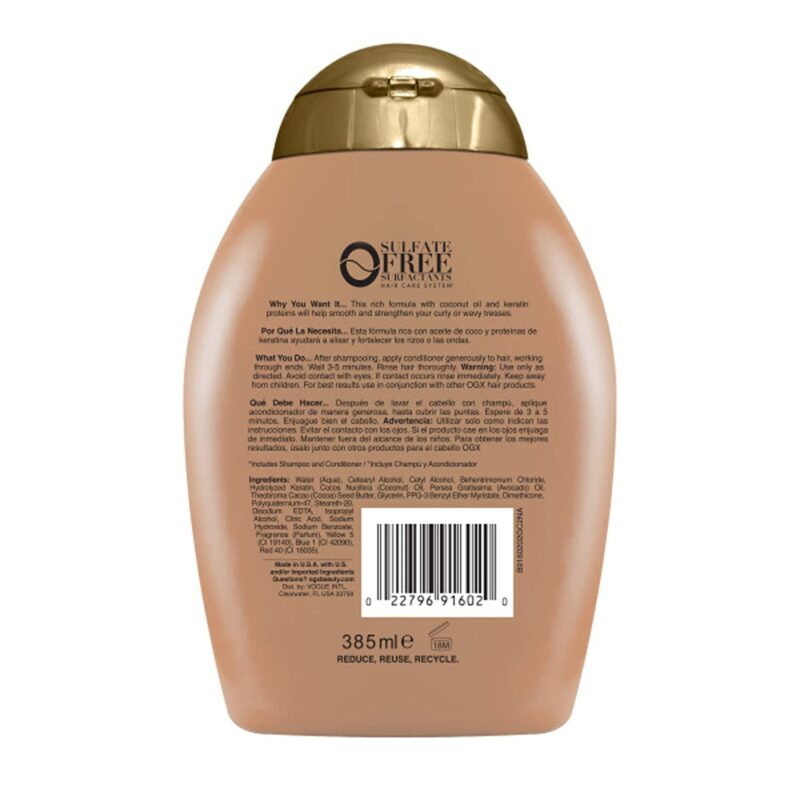OGX Ever Straightening + Brazilian Keratin Smooth Conditioner - Image 2