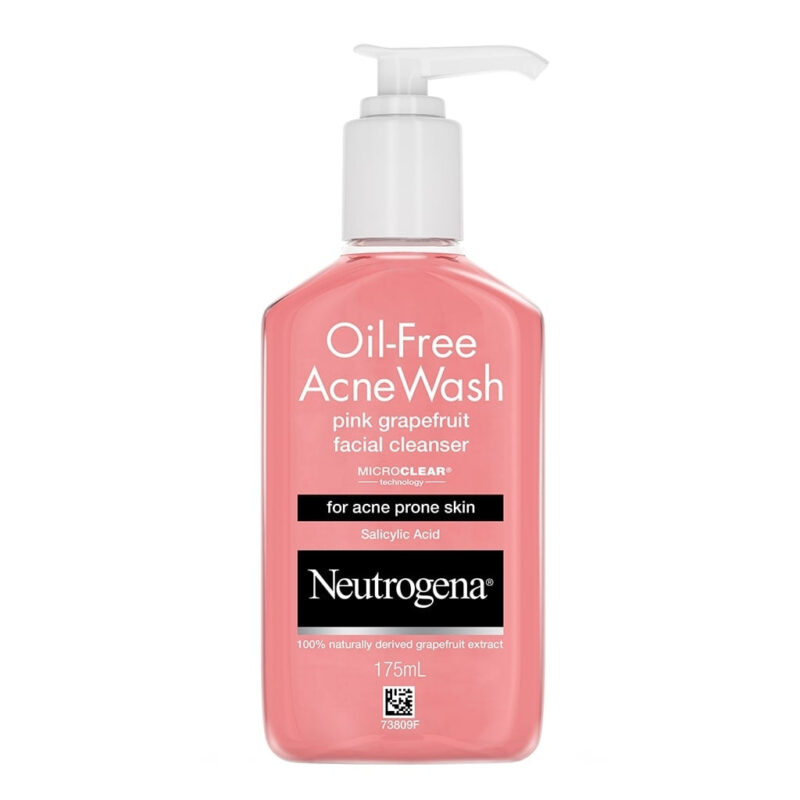 Neutrogena Oil-Free Acne Wash Pink Grapefruit facial cleanser facewash - 175ml