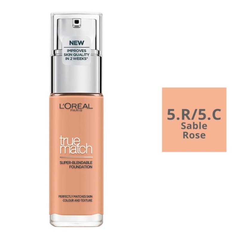 Loreal Paris True Match Foundation 5R/5C Sable Rose - Image 2