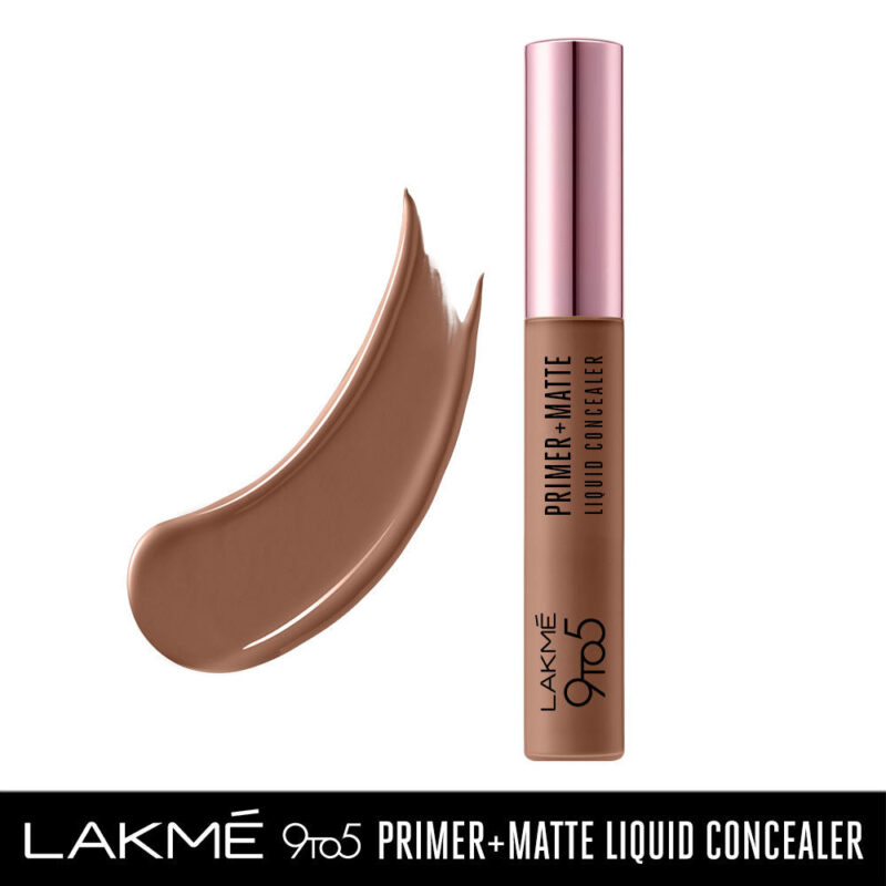 Lakme 9to5 Primer+Matte Liquid Concealer 39 Cocoa - 5.4 ml