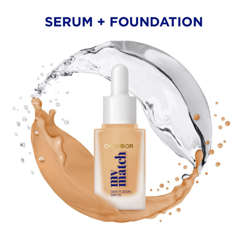 Chambor My Match SPF 15 Skin Fusion Serum Foundation - 102 Cool - Image 4
