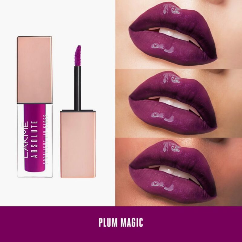 Lakme Absolute Spotlight Lip Gloss Plum Magic - 4 ml - Image 3