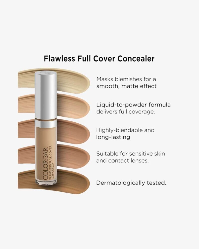 Colorbar Flawless Full Cover Concealer New Satin 003 (6ML) - Image 4