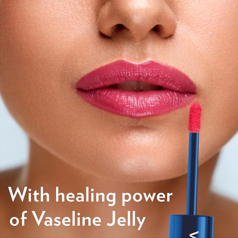 Vaseline Prime and Shine Plum Red 2 in 1 Lip Balm (1.2g) and Lip Gloss (2.0) - Image 2