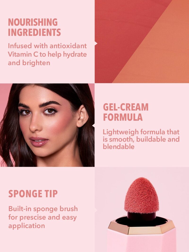 SHEGLAM COLOR BLOOM LIQUID BLUSH MATTE FINISH-BIRTHDAY SUIT - Image 3