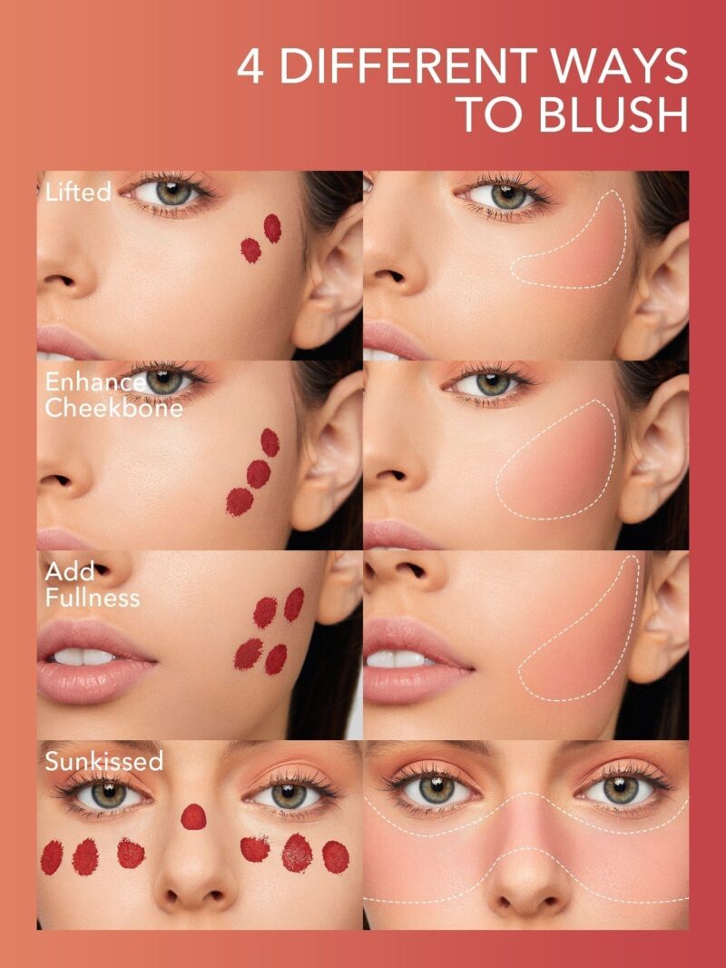 SHEGLAM COLOR BLOOM LIQUID BLUSH MATTE FINISH-BIRTHDAY SUIT - Image 4