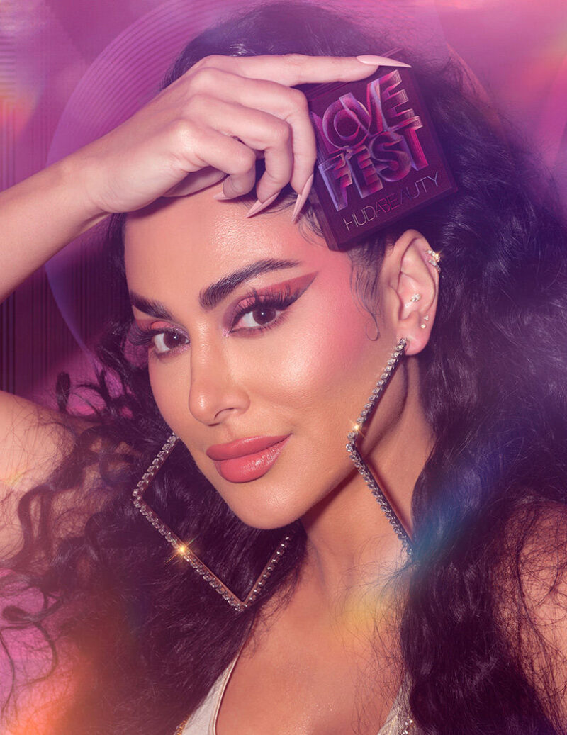 Huda Beauty Lovefest Obsessions Mini Eyeshadow Palette - 7.02gm - Image 2