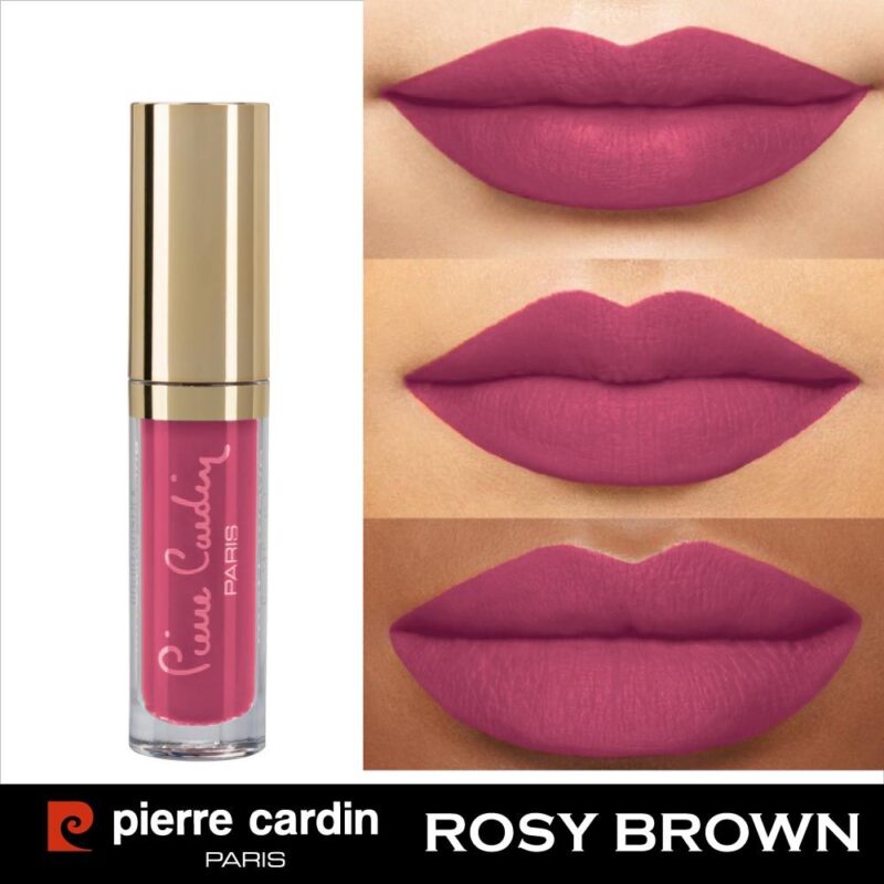 Pierre Cardin Paris - Matt Wave Liquid Lipstick Ultra Long Lasting 835-Rosy Brown - 5ml - Image 3
