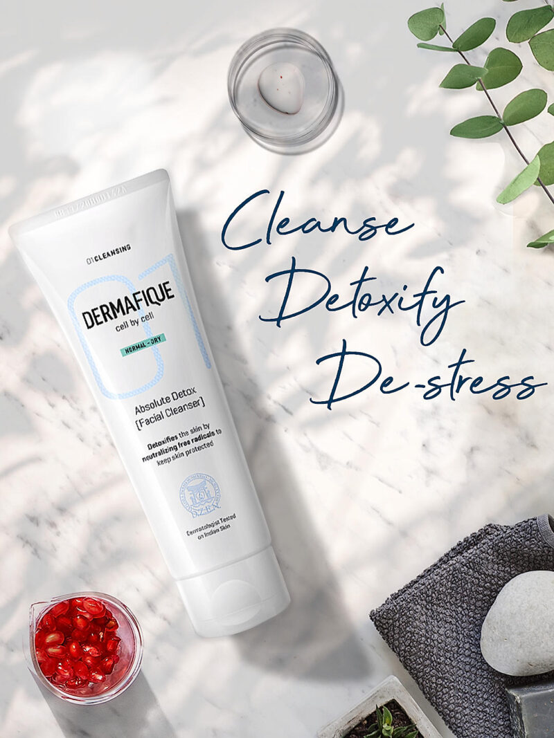 DERMAFIQUE Absolute Detox Facial Cleanser 100ml - Image 2