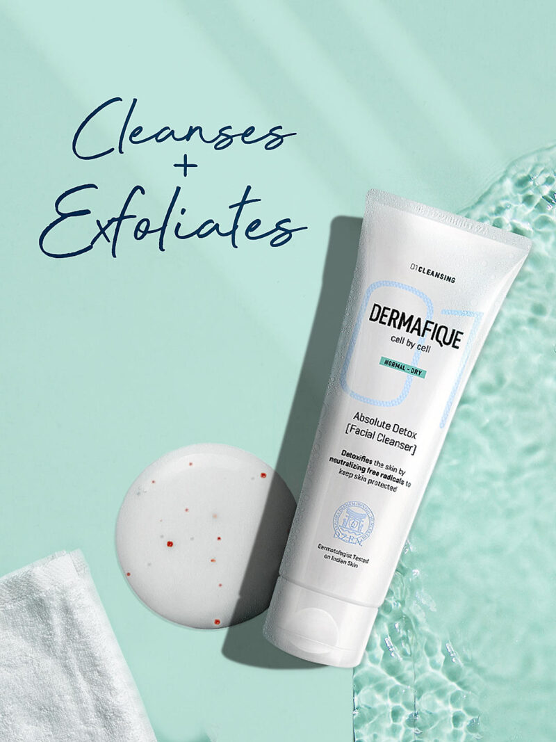 DERMAFIQUE Absolute Detox Facial Cleanser 100ml - Image 4