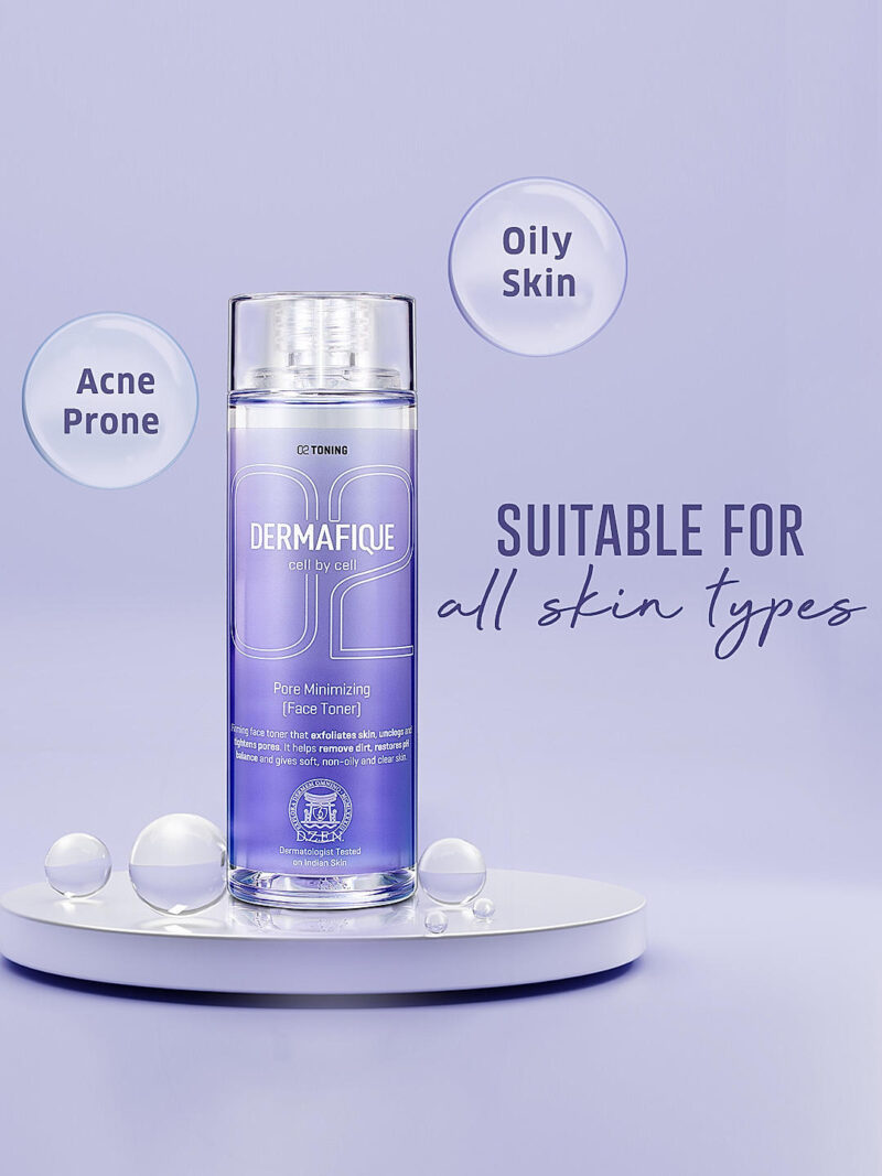 DERMAFIQUE Pore Minimizing Face Toner 150ml - Image 3