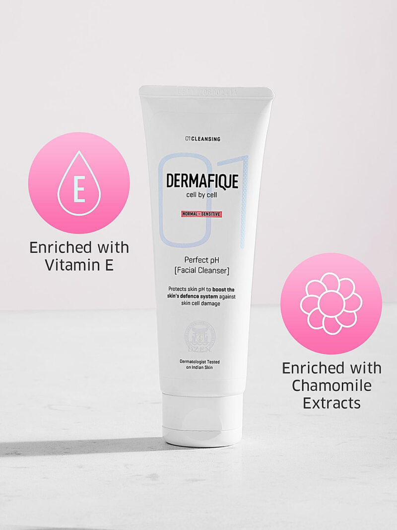 DERMAFIQUE Perfect Ph Facial Cleanser 100ml - Image 5