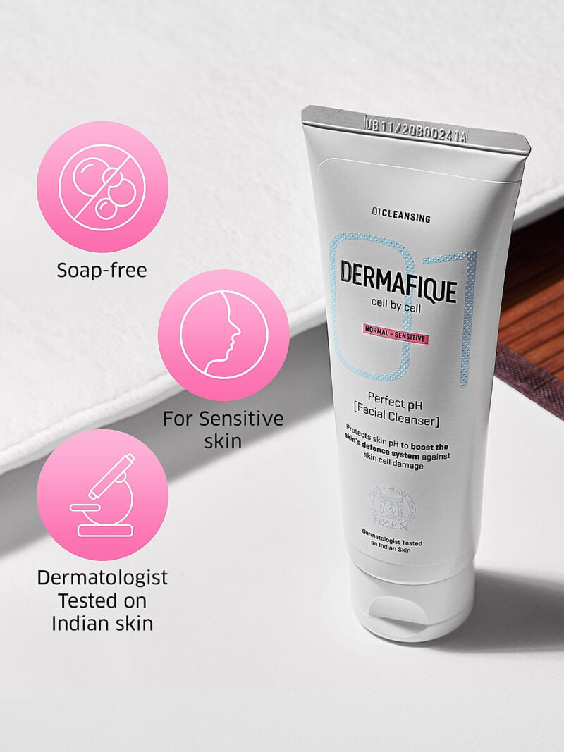 DERMAFIQUE Perfect Ph Facial Cleanser 100ml - Image 6