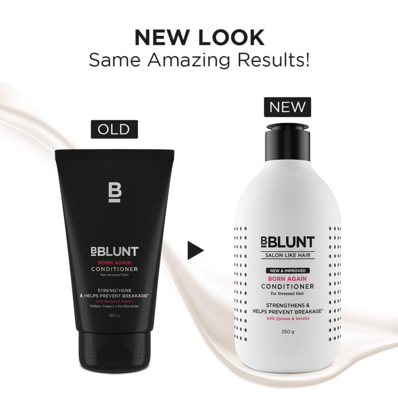 BBLUNT Born Again Conditioner with Quinoa & Keratin for Stressed Hair â€“ 250g - Image 3