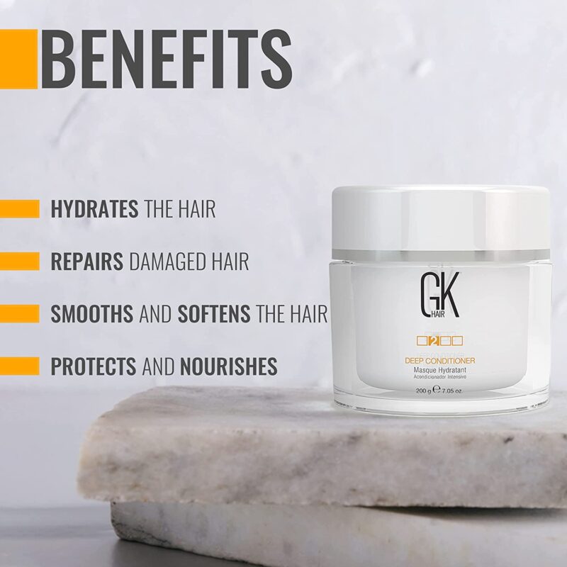 GK HAIR Global Keratin Deep Conditioner Masque 200gm - Image 4
