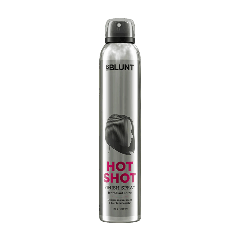 BBlunt Hot Shot Finish Spray For Radiant Shine - 200 ml