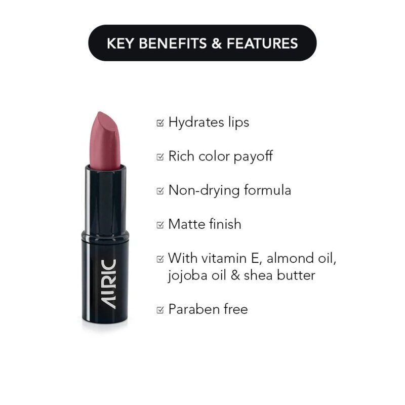 Auric Mattecreme Lipstick Bourbon - 3208 4gm - Image 3