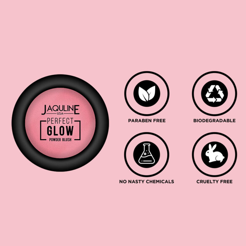 Jaquline USA Perfect Glow Blush: Call Me Blush 02 - Image 6