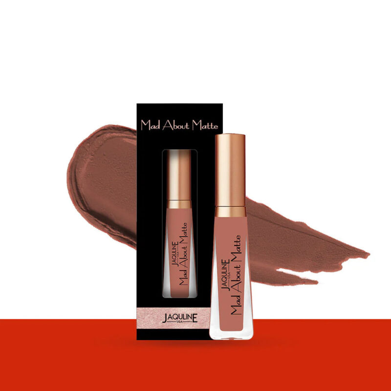 Jaquline USA Mad About Matte Liquid Lipstick Nude Streak 6.5ml - Image 2