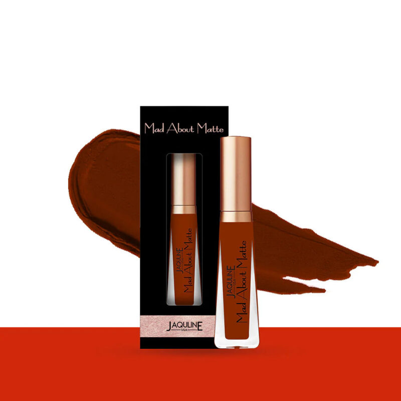 Jaquline USA Mad About Matte Liquid Lipstick Hot Chocolate 6.5ml - Image 2