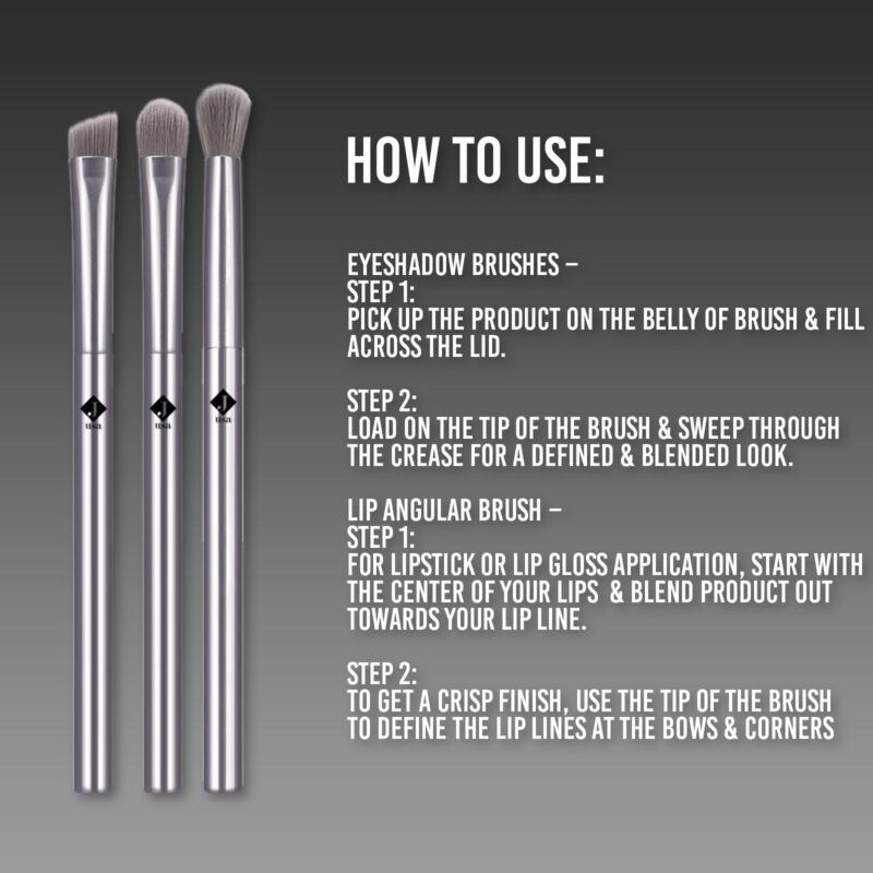 Jaquline USA Lip/Eye Brushkit - Image 5